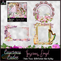 Luscious Angel Cluster Frames