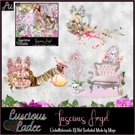 Luscious Angel Embellishments - Click Image to Close