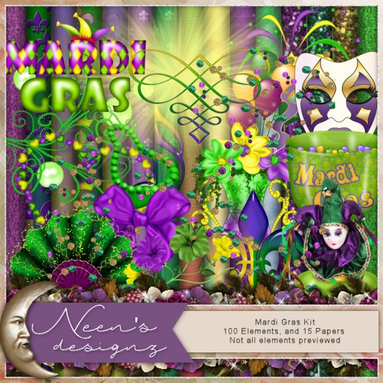 Mardi Gras Kit - Click Image to Close