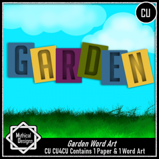 Garden Word Art - Click Image to Close