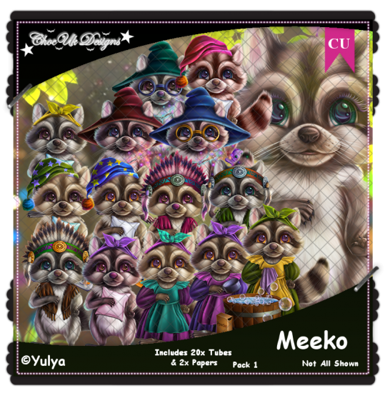 Meeko CU/PU Pack 1 - Click Image to Close