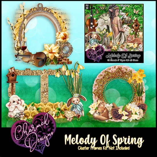 Melody Of Spring Cluster Frames - Click Image to Close