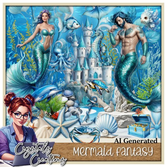 Mermaid Fantasy - Click Image to Close