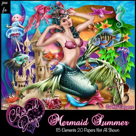 Mermaid Summer - Click Image to Close