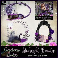 Midnight Beauty Cluster Frames