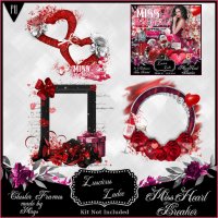 Miss Heart Breaker Cluster Frames