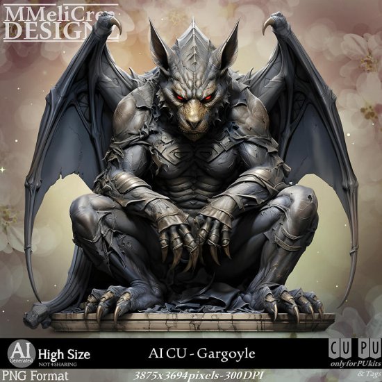 AI - CU Gargoyle (CU4PU/PNG) - Click Image to Close