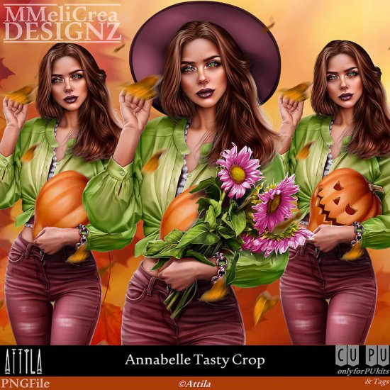 CLASSIC - Tube - CU Annabelle Tasty Crop (PNG) - Click Image to Close