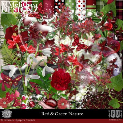 CLASSIC - PU - Red & Green Nature