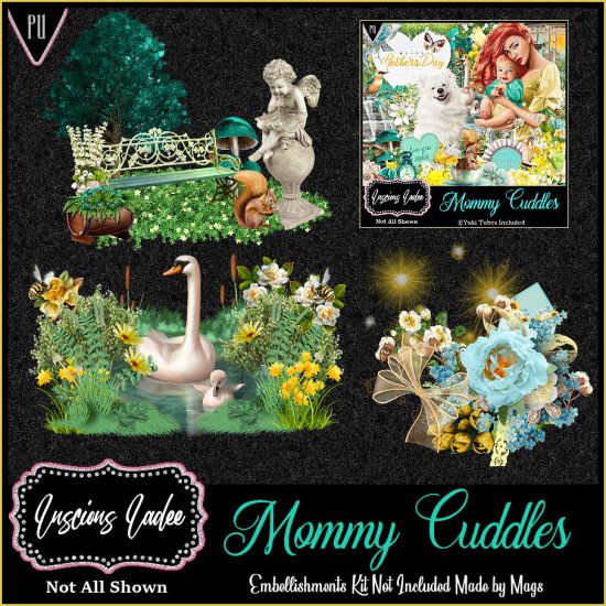 Mommy Cuddles Embellishments - Click Image to Close