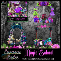 Magic School Cluster Frames