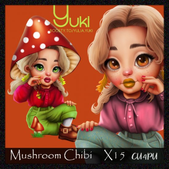 Mushroom Chibi - Click Image to Close