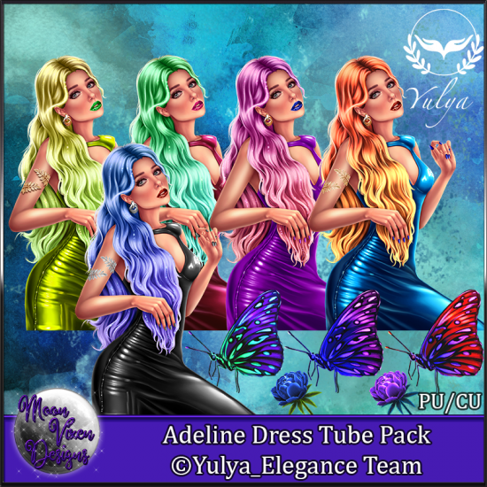 Adeline Dress CU/PU Tube Pack - Click Image to Close