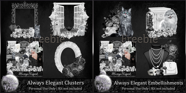 FREE - Always Elegant Clusters - Click Image to Close