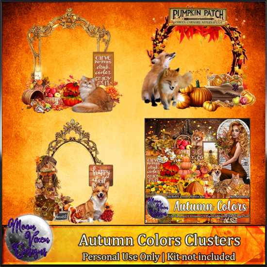 Autumn Colors Clusters - Click Image to Close