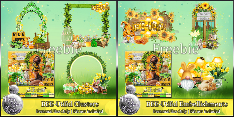 FREE - BEE-utiful Clusters - Click Image to Close