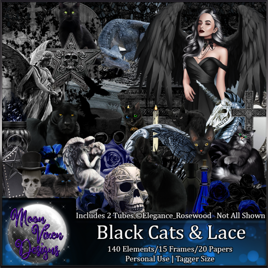 Black Cats and Lace - Click Image to Close