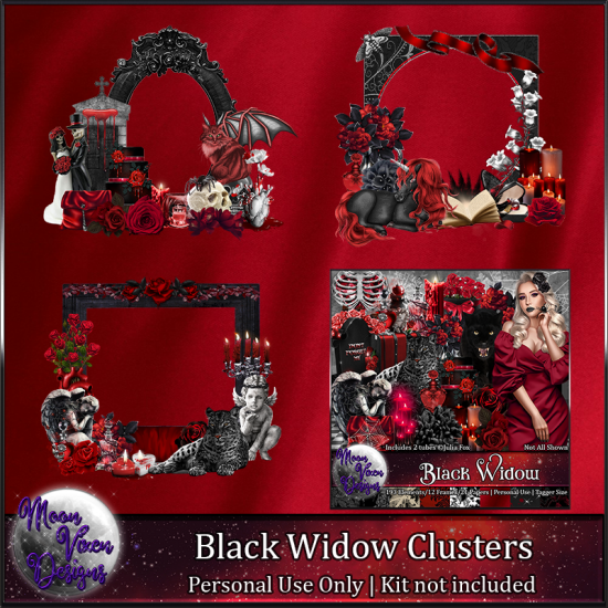 Black Widow Clusters - Click Image to Close