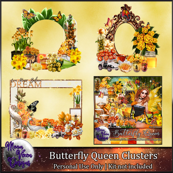 Butterfly Queen Clusters - Click Image to Close