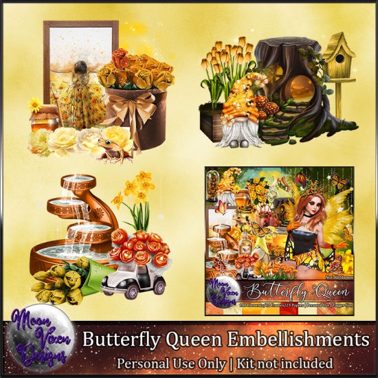 Butterfly Queen Embellishments - Click Image to Close