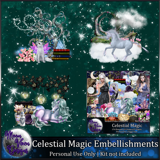 Celestial Magic Embellishments - Click Image to Close