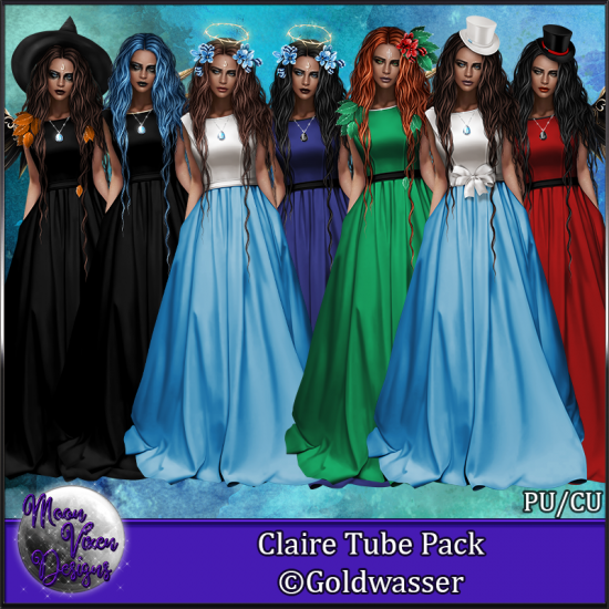 Claire CU/PU Tube Pack - Click Image to Close