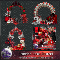 Crimson Rose Clusters