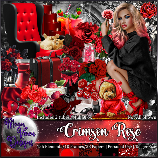 Crimson Rose - Click Image to Close