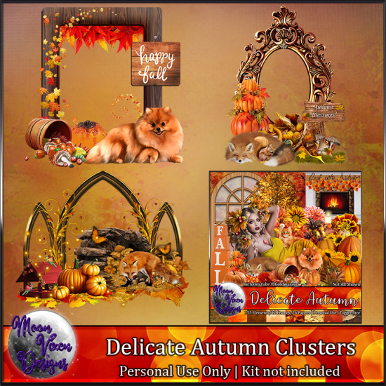 Delicate Autumn Clusters - Click Image to Close