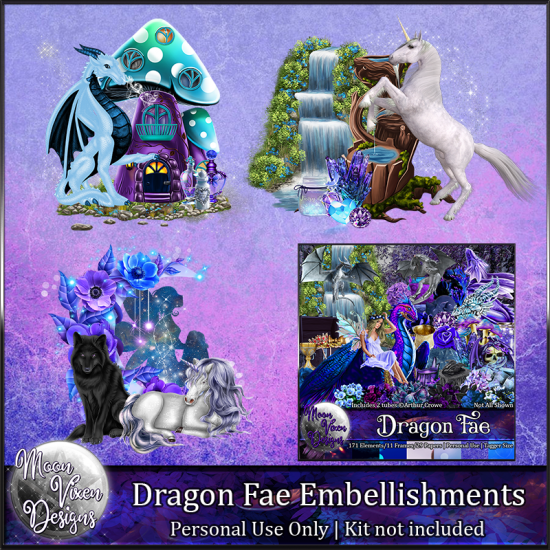 Dragon Fae Embellishments - Click Image to Close