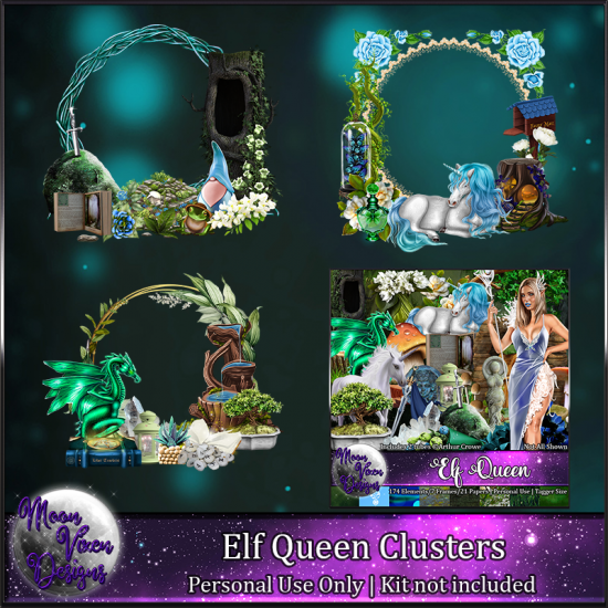 Elf Queen Clusters - Click Image to Close