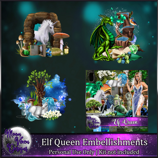 Elf Queen Embellishments - Click Image to Close