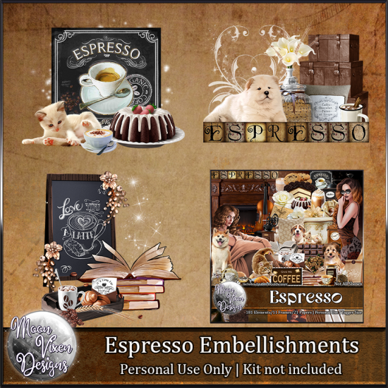 Espresso Embellishments - Click Image to Close