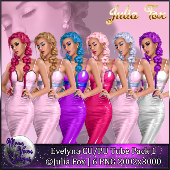 Evelyna CU/PU Tube Pack 1 - Click Image to Close