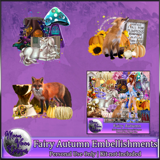 Fairy Autumn Embellishments - Click Image to Close