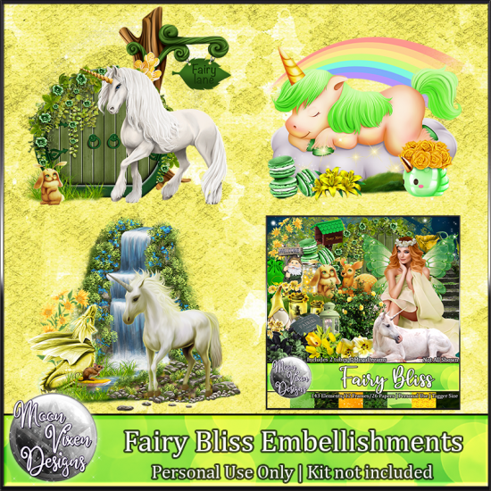Fairy Bliss Embellishments - Click Image to Close