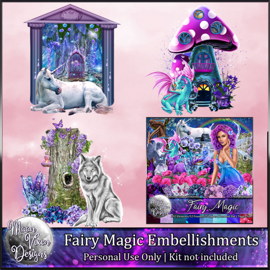 Fairy Magic Embellishments - Click Image to Close