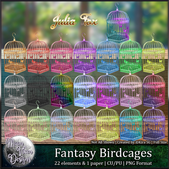 Fantasy Birdcages CU/PU - Click Image to Close