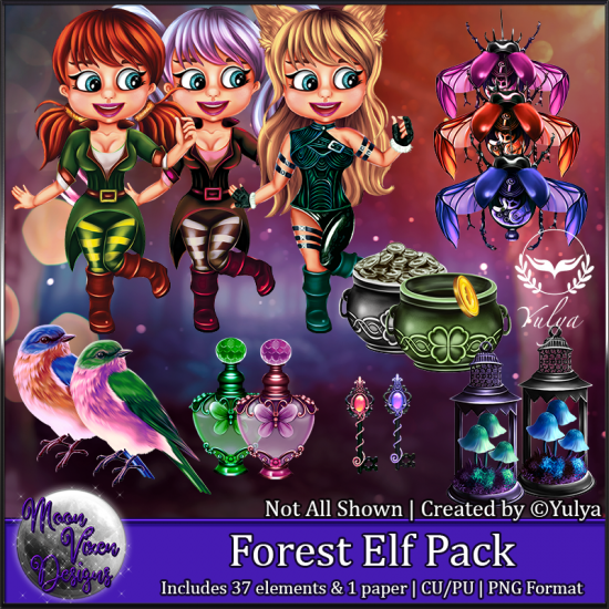 Forest Elf CU/PU Pack - Click Image to Close