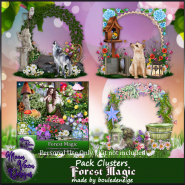 Forest Magic Cluster Frames