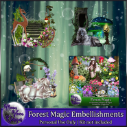 Forest Magic Embellishments