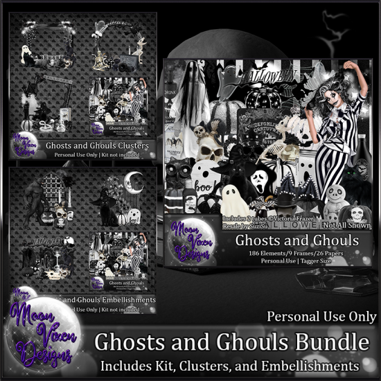 Ghosts and Ghouls Bundle - Click Image to Close