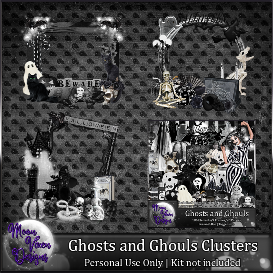 Ghosts and Ghouls Clusters - Click Image to Close