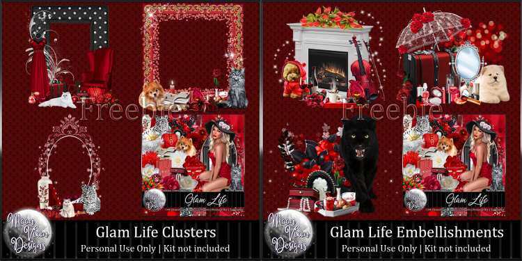 FREE - Glam Life Clusters - Click Image to Close