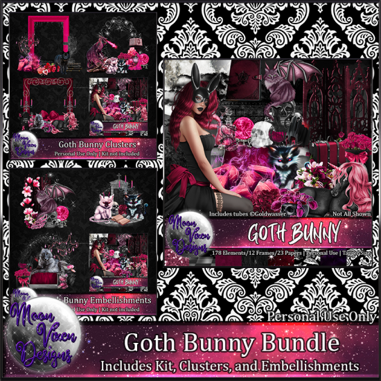 Goth Bunny Bundle - Click Image to Close