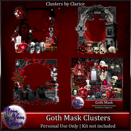Goth Mask Clusters - Click Image to Close