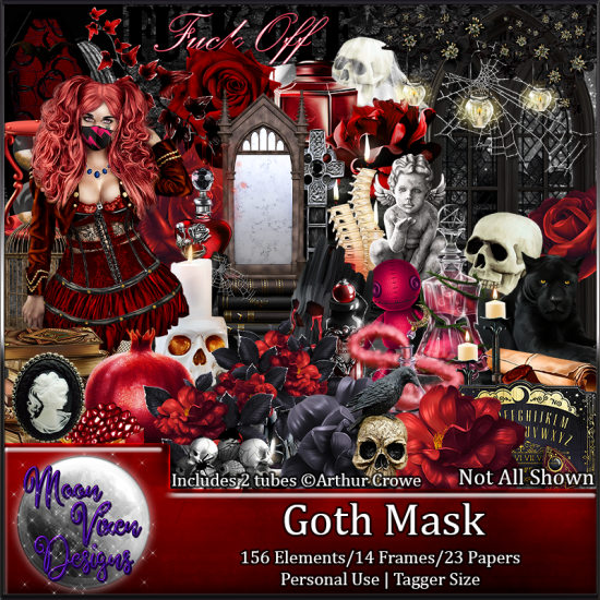 Goth Mask - Click Image to Close