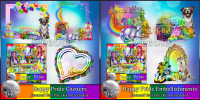 FREE - Happy Pride Clusters & Embellishments