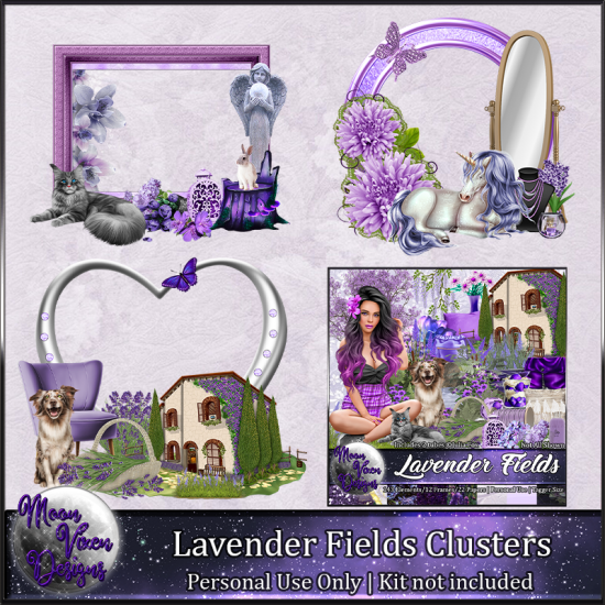 Lavender Fields Clusters - Click Image to Close