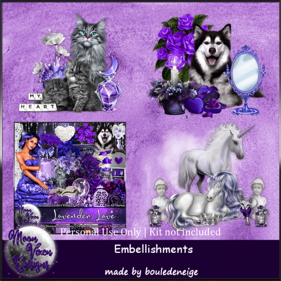 Lavender Love Embellishments - Click Image to Close